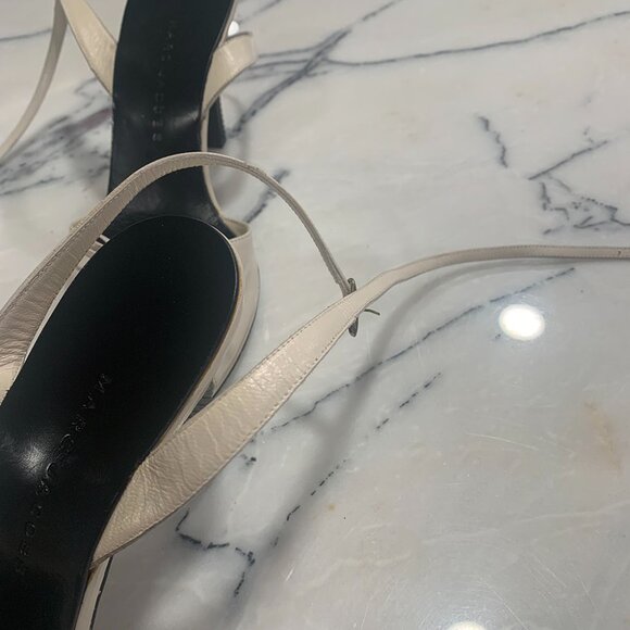 Classic Marc Jacobs Cream High Heel Sandals - Size 9.5 - Picture 7 of 7